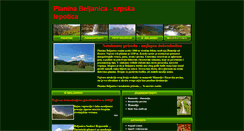 Desktop Screenshot of beljanica.nanetu.rs